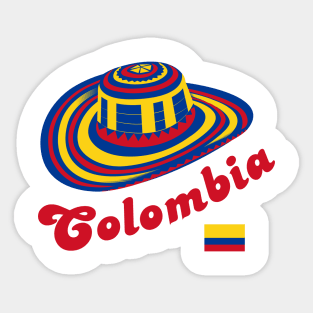 Sombrero vueltiao - colombian hat Sticker